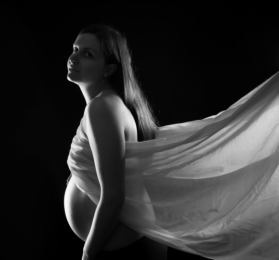 Portrait photo femme enceinte